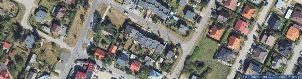 Zdjęcie satelitarne Modrzewiowa ul.