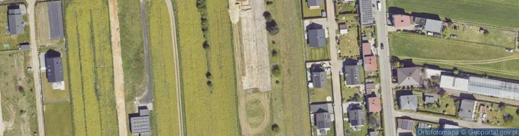 Zdjęcie satelitarne Modrzewiowa ul.