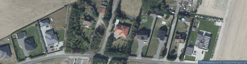 Zdjęcie satelitarne Modrzewiowa ul.