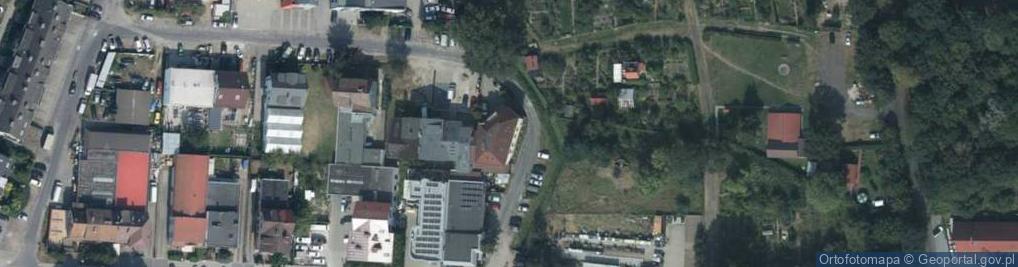 Zdjęcie satelitarne Modra ul.