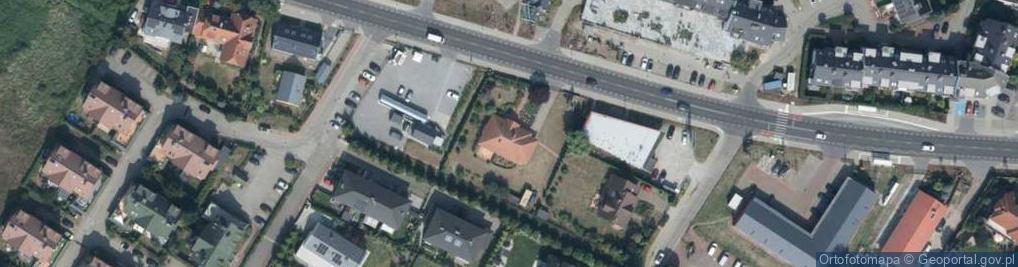 Zdjęcie satelitarne Modra ul.