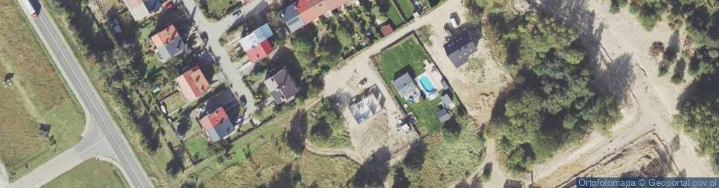 Zdjęcie satelitarne Modrzewiowa ul.