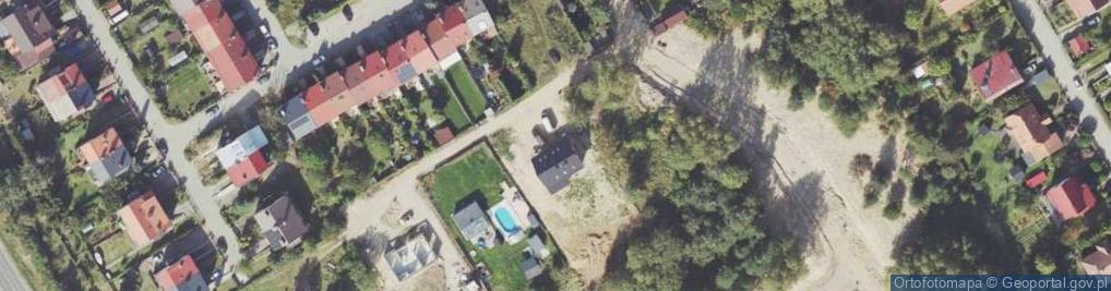 Zdjęcie satelitarne Modrzewiowa ul.