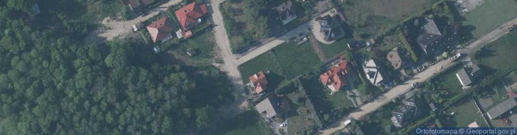 Zdjęcie satelitarne Modrzewiowa ul.