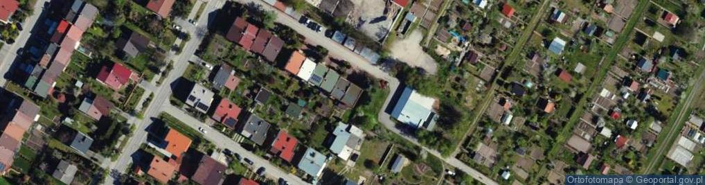 Zdjęcie satelitarne Modrzewiowa ul.