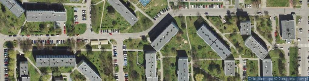 Zdjęcie satelitarne Morcinka Gustawa ul.