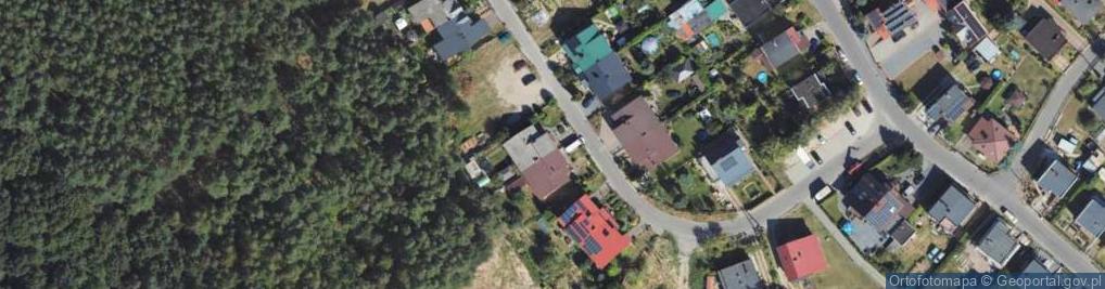 Zdjęcie satelitarne Modrzewiowa ul.