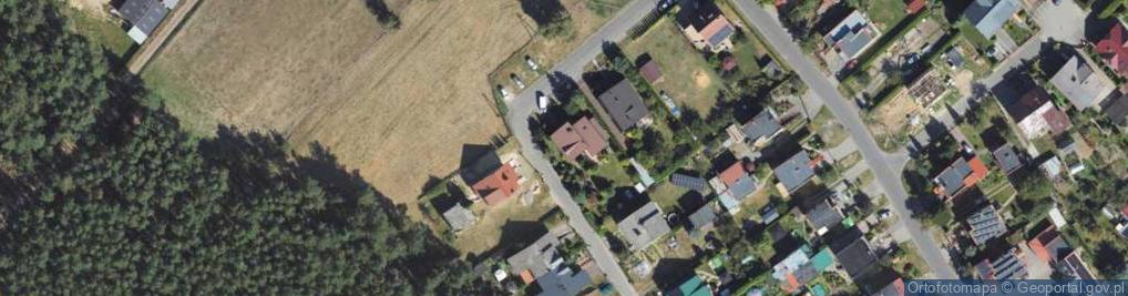 Zdjęcie satelitarne Modrzewiowa ul.