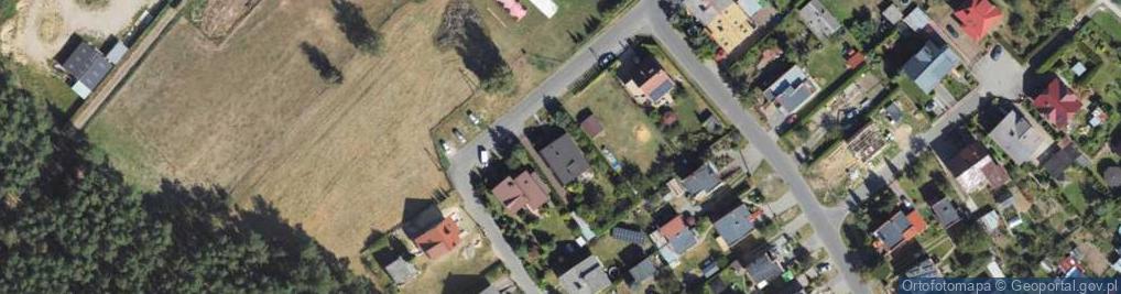 Zdjęcie satelitarne Modrzewiowa ul.
