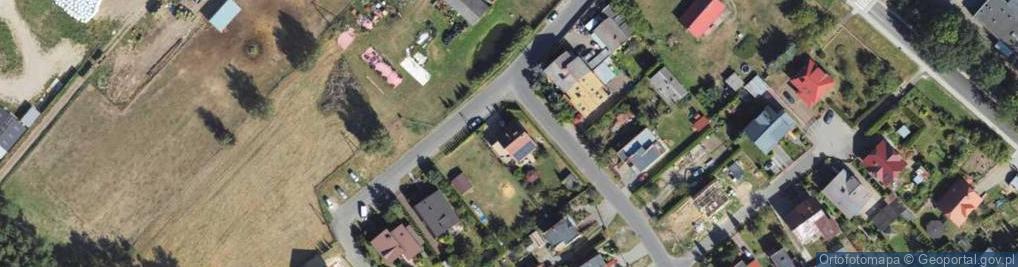 Zdjęcie satelitarne Modrzewiowa ul.