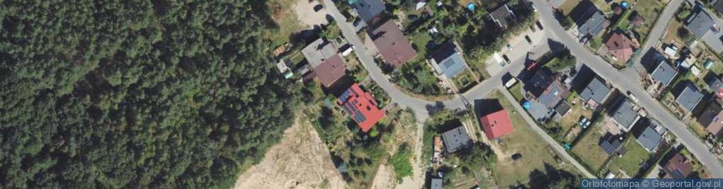 Zdjęcie satelitarne Modrzewiowa ul.