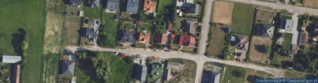 Zdjęcie satelitarne Modrzewiowa ul.