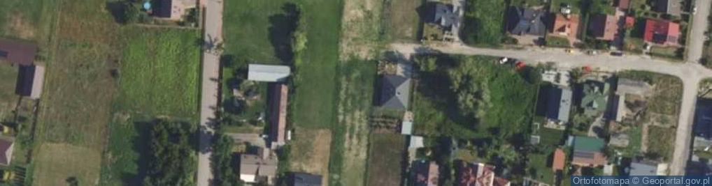 Zdjęcie satelitarne Modrzewiowa ul.