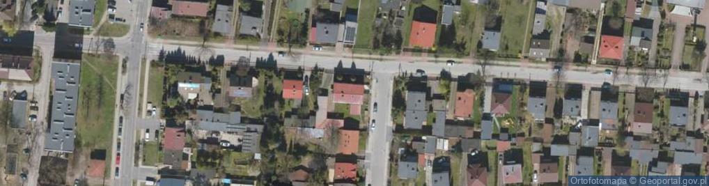 Zdjęcie satelitarne Modra ul.