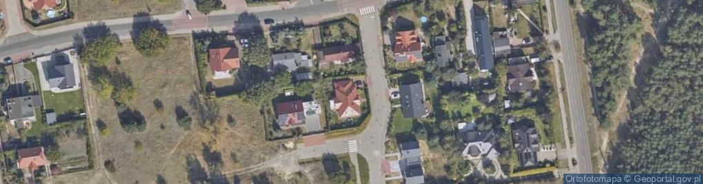 Zdjęcie satelitarne Modrakowa ul.