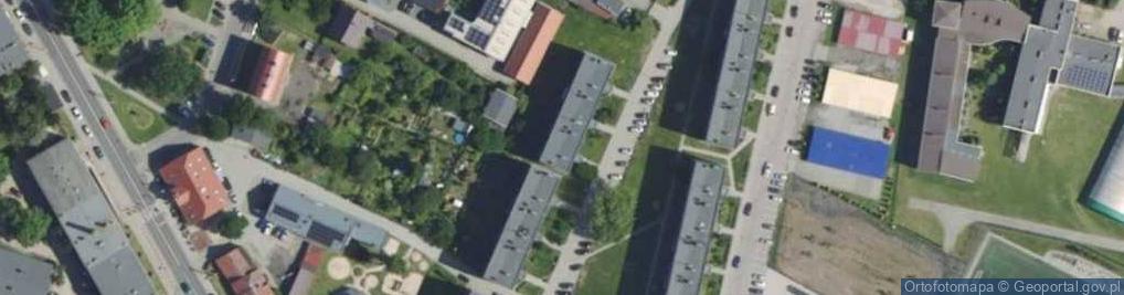 Zdjęcie satelitarne Morcinka Gustawa ul.