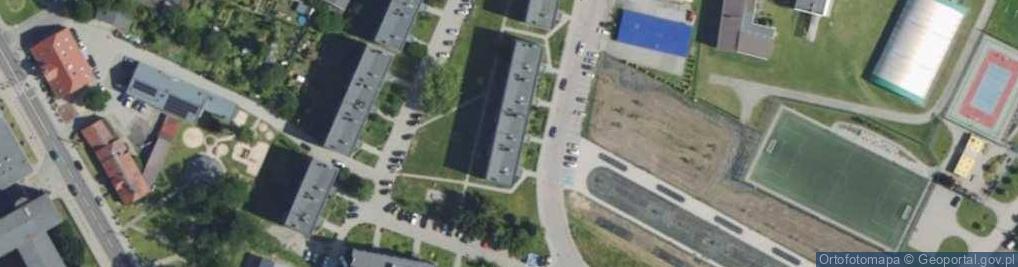 Zdjęcie satelitarne Morcinka Gustawa ul.