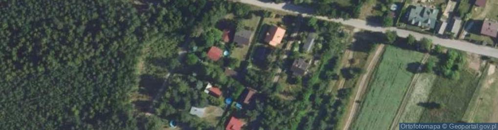 Zdjęcie satelitarne Modrzewiowa ul.