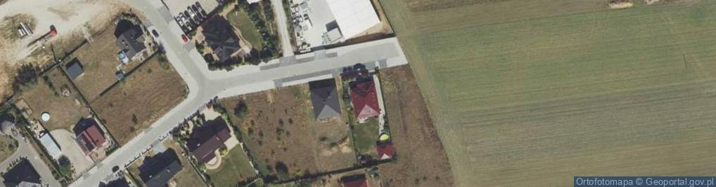 Zdjęcie satelitarne Modrzewiowa ul.