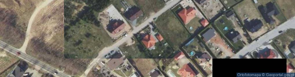Zdjęcie satelitarne Modrzewiowa ul.