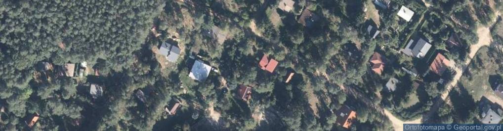 Zdjęcie satelitarne Modrzewiowa ul.