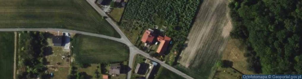 Zdjęcie satelitarne Modrzewiowa ul.