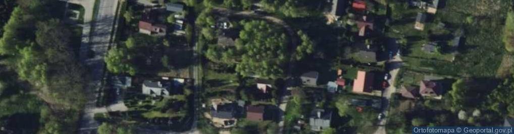 Zdjęcie satelitarne Modrzewiowa ul.