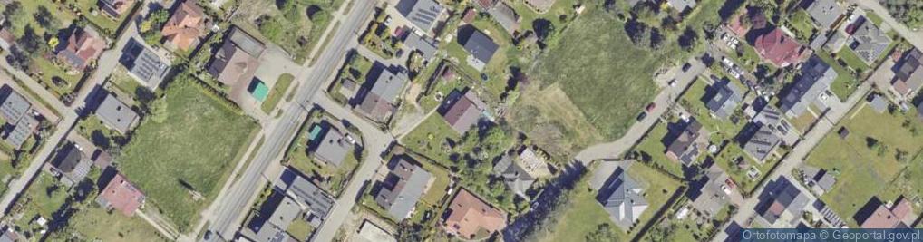 Zdjęcie satelitarne Modrzewiowa ul.