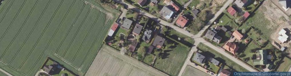 Zdjęcie satelitarne Modrzewiowa ul.