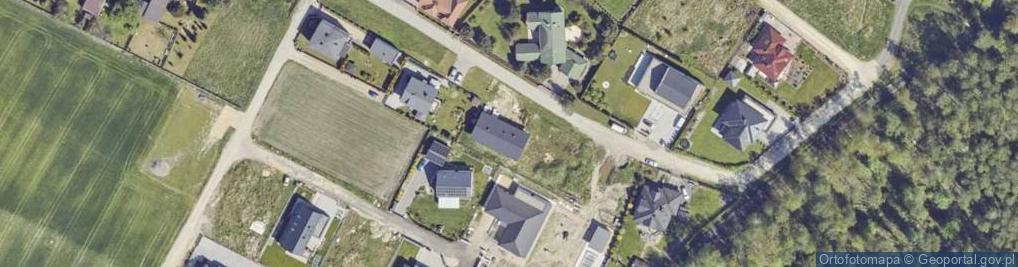 Zdjęcie satelitarne Modrzewiowa ul.