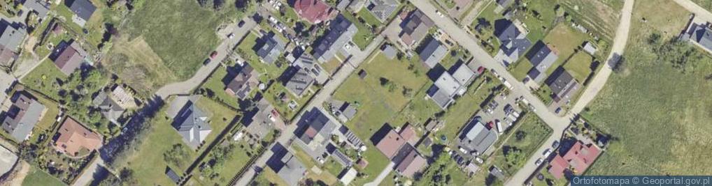 Zdjęcie satelitarne Modrzewiowa ul.