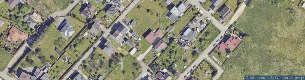 Zdjęcie satelitarne Modrzewiowa ul.