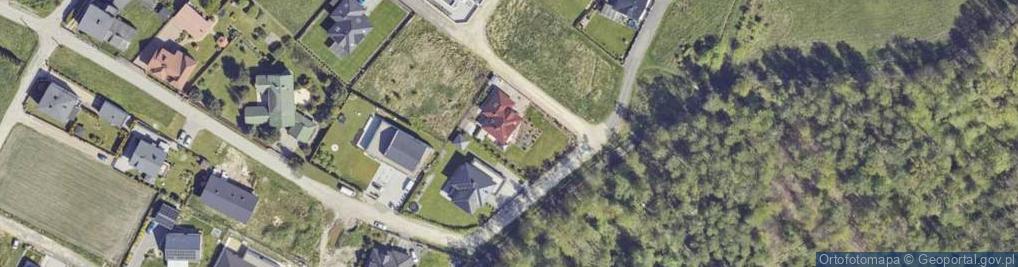 Zdjęcie satelitarne Modrzewiowa ul.