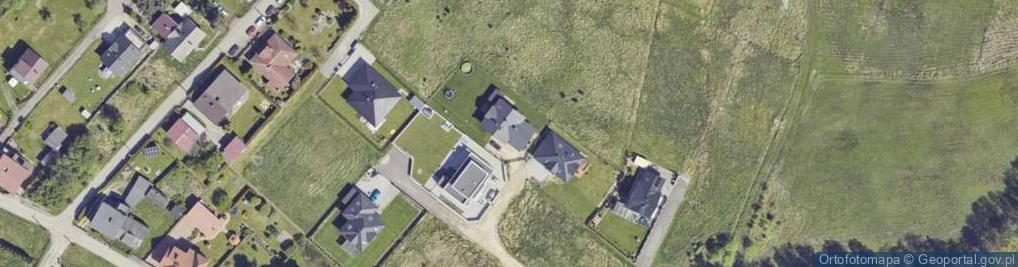 Zdjęcie satelitarne Modrzewiowa ul.