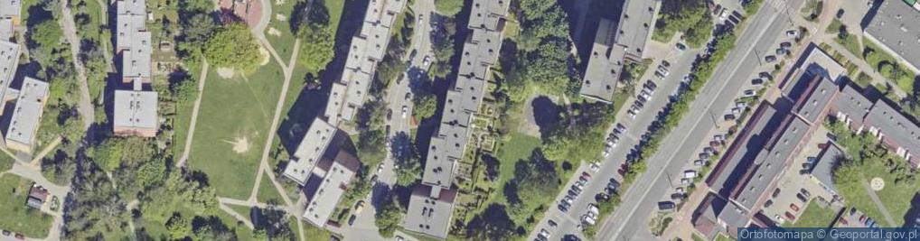 Zdjęcie satelitarne Morcinka Gustawa ul.
