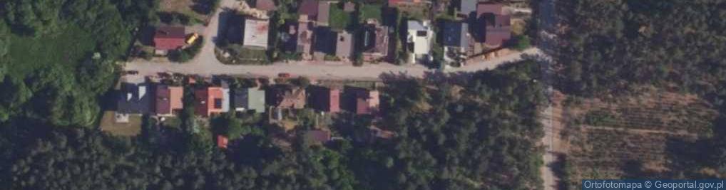 Zdjęcie satelitarne Modrzewiowa ul.