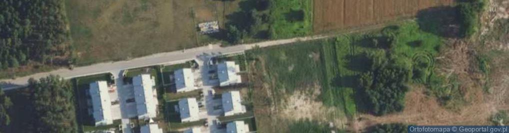 Zdjęcie satelitarne Modrzewiowa ul.
