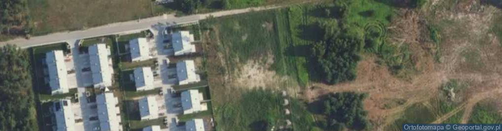 Zdjęcie satelitarne Modrzewiowa ul.