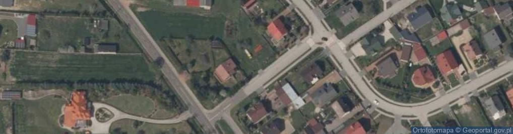 Zdjęcie satelitarne Modrzewiowa ul.
