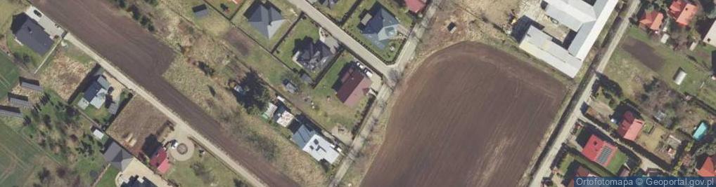 Zdjęcie satelitarne Modrzewiowa ul.