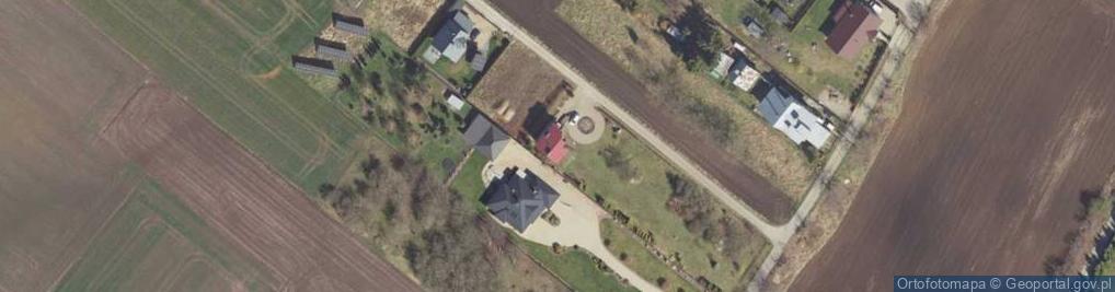 Zdjęcie satelitarne Modrzewiowa ul.
