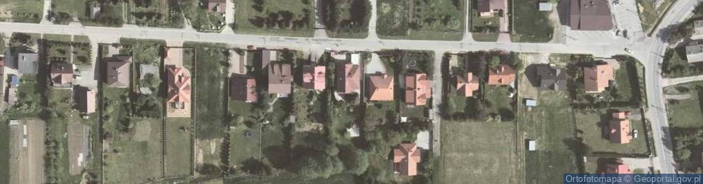 Zdjęcie satelitarne Modrzewiowa ul.