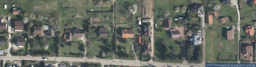Zdjęcie satelitarne Modrzewiowa ul.