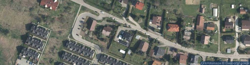 Zdjęcie satelitarne Modrzewiowa ul.