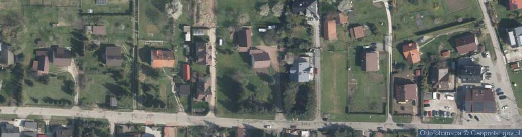 Zdjęcie satelitarne Modrzewiowa ul.