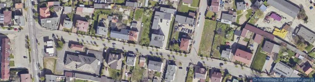 Zdjęcie satelitarne Mokra ul.