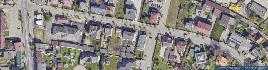 Zdjęcie satelitarne Mokra ul.