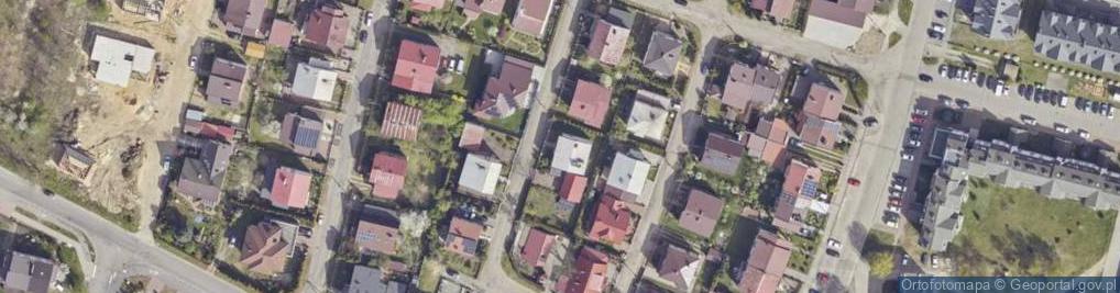 Zdjęcie satelitarne Modrzewiowa ul.