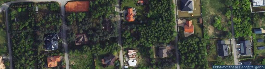 Zdjęcie satelitarne Modrzewiowa ul.