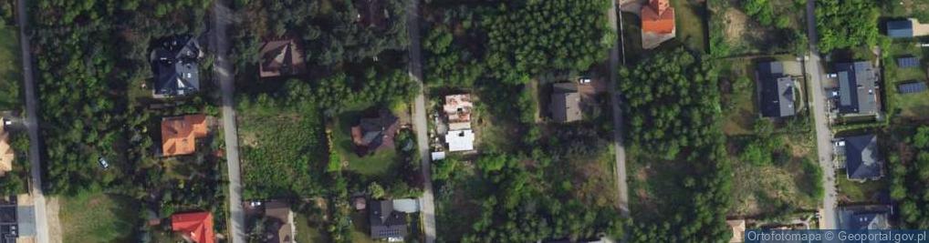 Zdjęcie satelitarne Modrzewiowa ul.